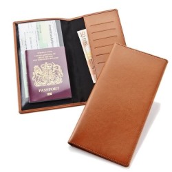 Compagnon de voyage en simili cuir de couleur