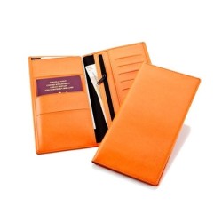 Compagnon de voyage en simili cuir de couleur