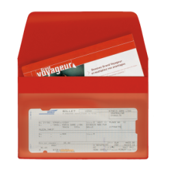 Pochette voyage A5 à rabat