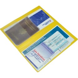 Pochette voyage 2 volets 4 poches
