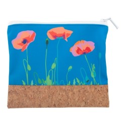 Petite trousse de toilette avec base en liège