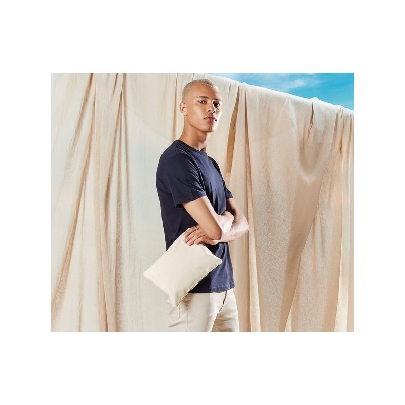 Pochette zippée en coton bio 20x11cm