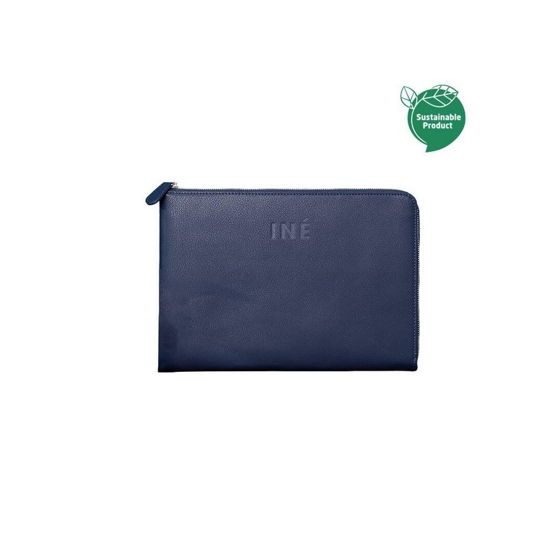 Pochette ordinateur en cuir recyclé 10/11