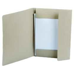 Chemise 25x34cm en carton recyclé souple