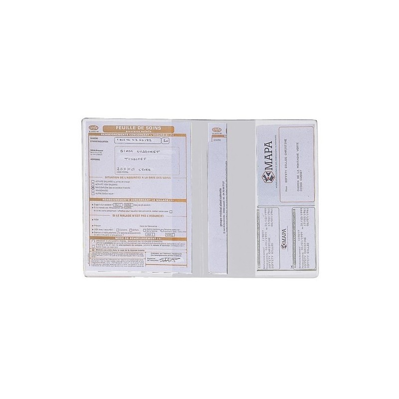 Pochette sante 22x16cm 3 poches