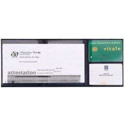 Pochette sante carrée 4 poches