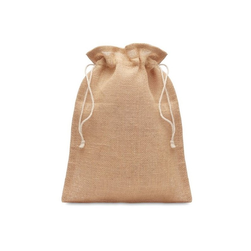 Petit sac cadeau en jute