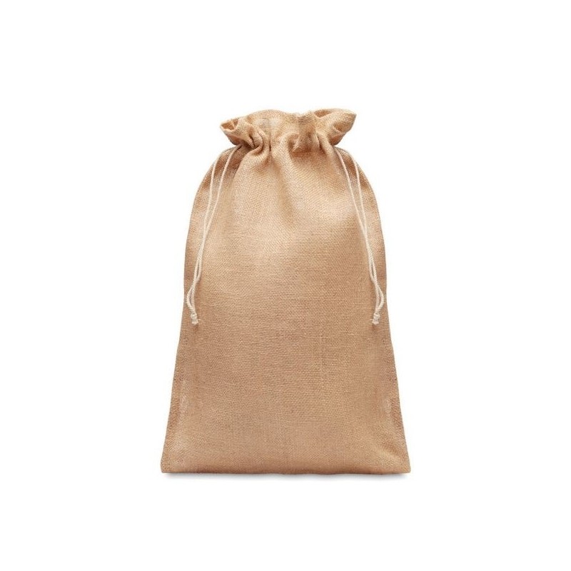 Grand sac cadeau en jute 30x47