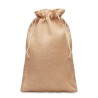 Grand sac cadeau en jute 30x47