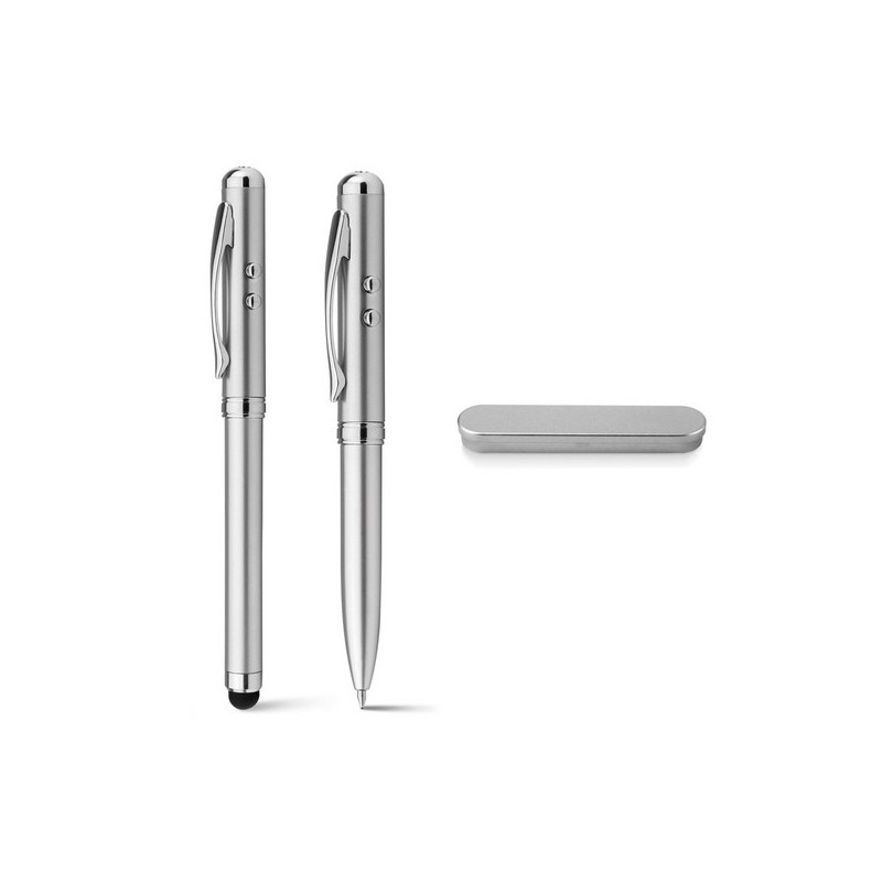 LAPOINT. Stylo bille multifonction en métal