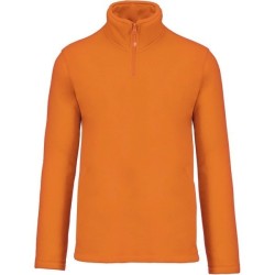 Polaire à col zippé anti-bouloches