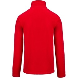 Polaire à col zippé anti-bouloches