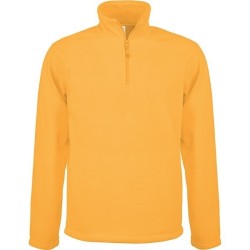 Polaire à col zippé anti-bouloches