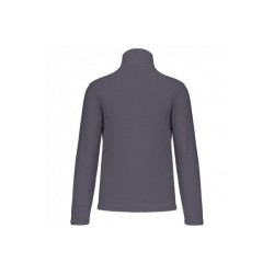 Polaire à col zippé anti-bouloches