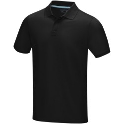 Polo Graphite bio GOTS manches courtes homme