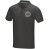 Polo Graphite bio GOTS manches courtes homme