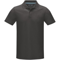 Polo Graphite bio GOTS manches courtes homme