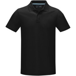 Polo Graphite bio GOTS manches courtes homme