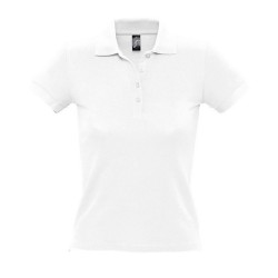 Polo piqué femme blanc 210 g sol's - people - 11310b