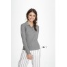 Polo femme blanc 210 g sol's - podium - 11317b