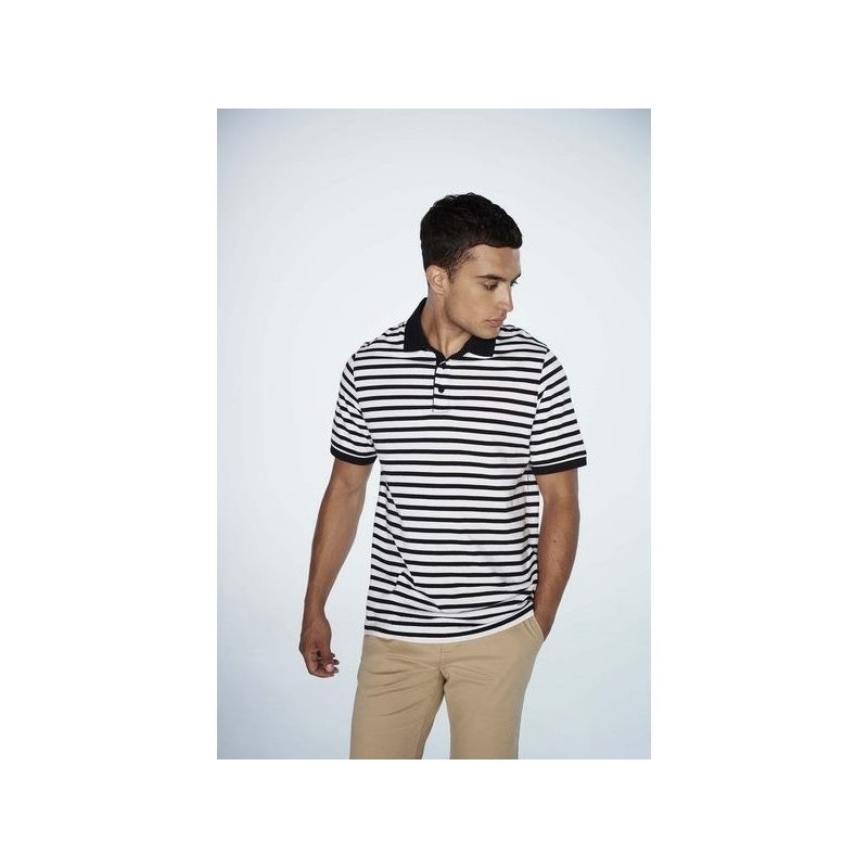 Polo jersey marinière