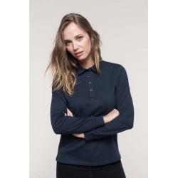 Polo jersey manches longues femme - Kariban