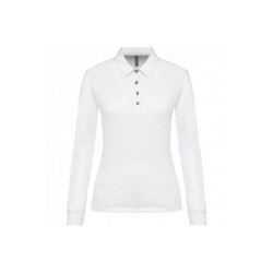 Polo jersey manches longues femme - Kariban