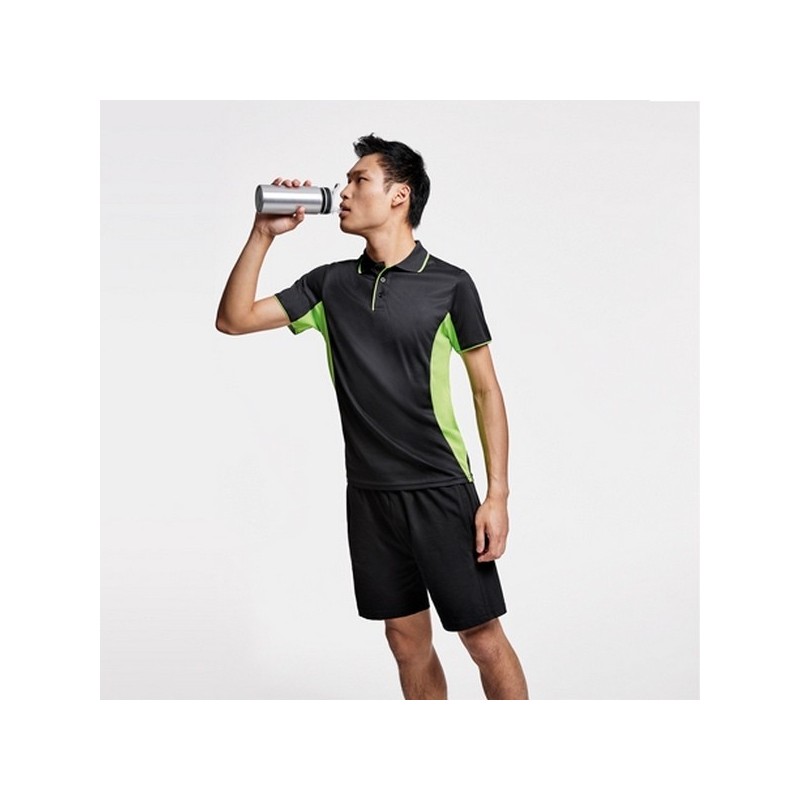 MONTMELO - Polo technique bicolore manches courtes