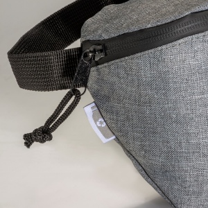 Sac banane en Rpet, poche frontale avec fermeture éclair 260 × 170 × 85 mm, vue 5