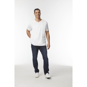 T-shirt homme col v, vue 2