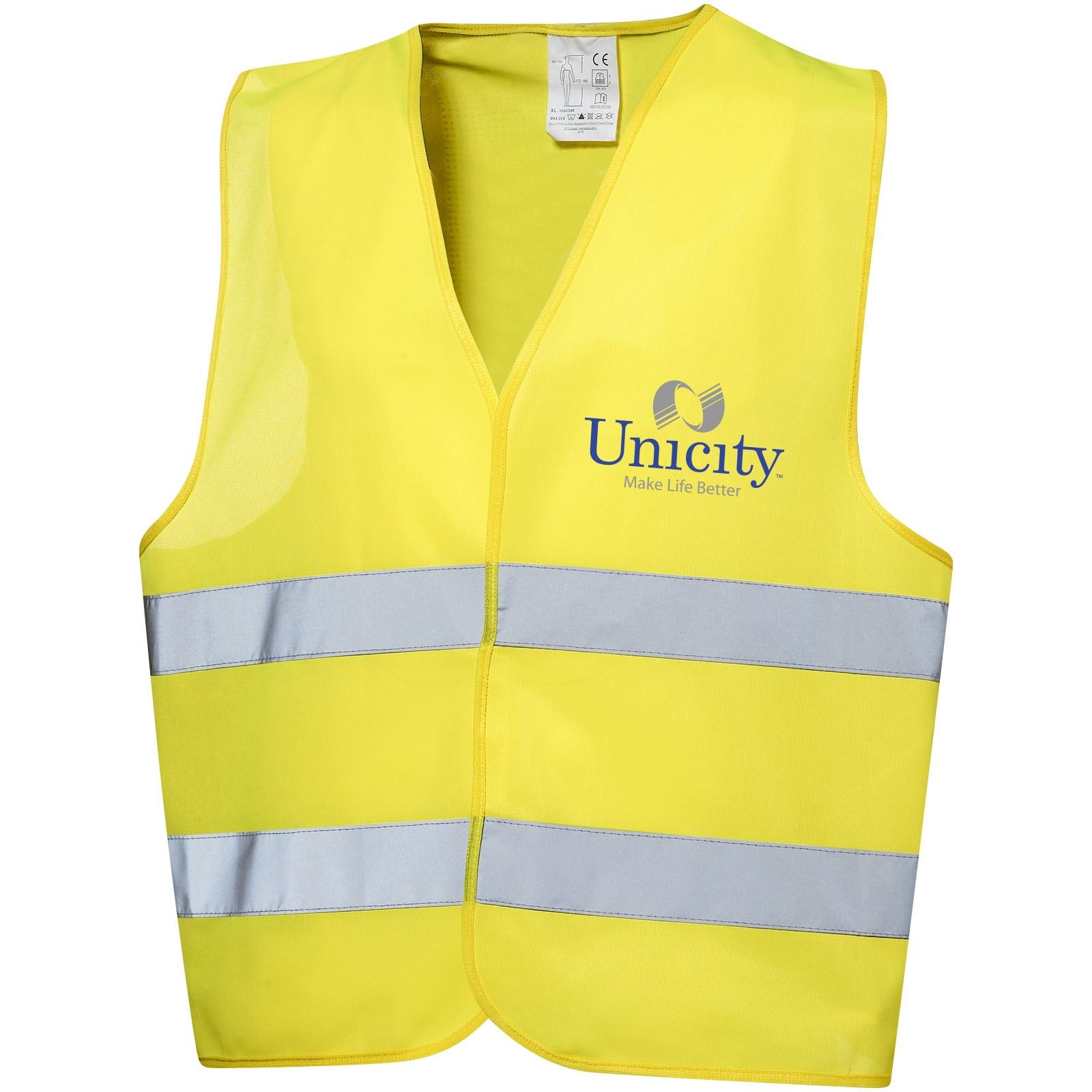 Gilet de sécurité dans une pochette pour usage professionnel 650 × 650 × 5 mm