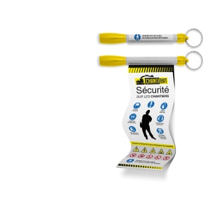 Porte-clés lampe + bannière, vue 2