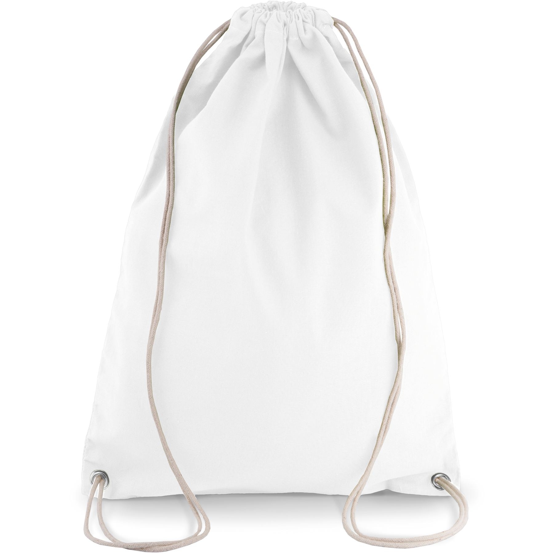 Sac à dos en coton avec cordelettes 350 × 450 mm
