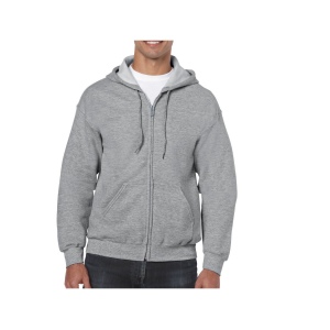 Sweat capuche grand zip, vue 4
