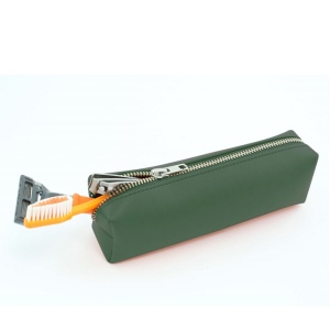 Trousse zippée 196 x 58 x 63 mm en PU, vue 3