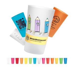 Gobelet plastique reutilisable 30 cl ras bord
