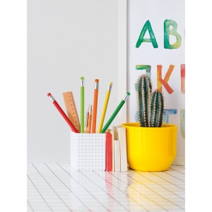 Crayon graphite HB avec gomme, vue 2