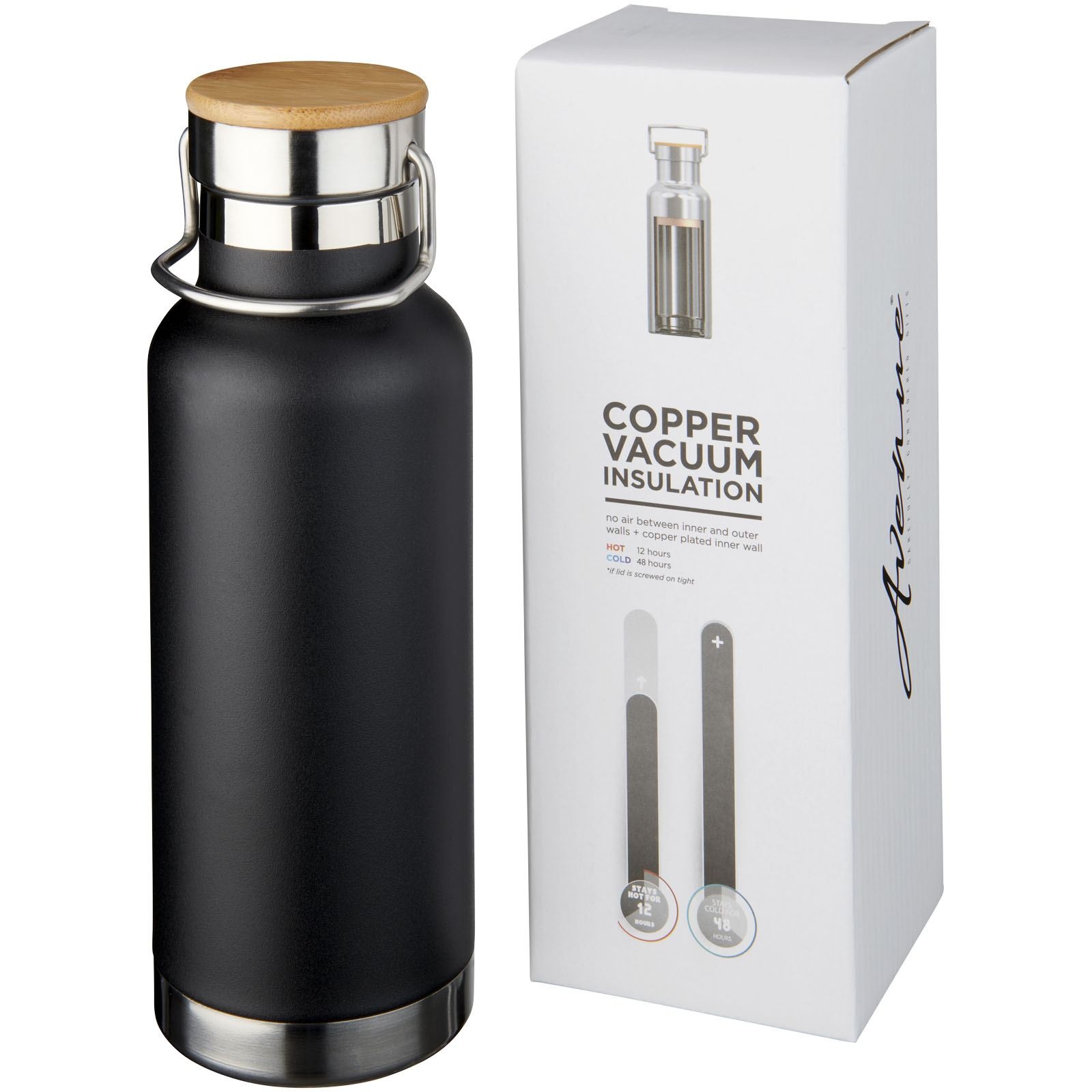 Bouteille de sport 480ml avec isolation par le vide et couche de cuivre