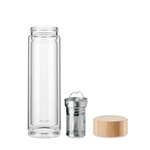Bouteille en verre 400ml, vue 2