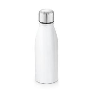 Bouteille en aluminium 500mL avec bouchon en acier inox à sublimation, vue 3
