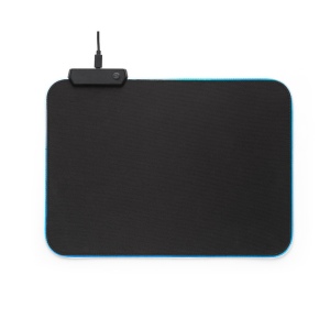 Tapis de souris gaming avec lumières LED RGB en polyester 250 × 4 × 350 mm, vue 2