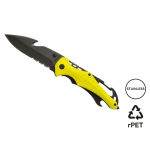 Couteau de sécurité jaune fluo 119 × 20 × 40 mm Baladéo