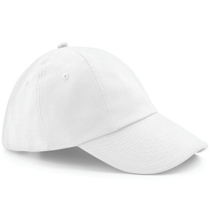 Casquette basse en coton sergé lourd