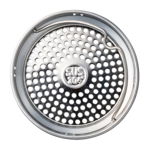 Bouteille Isotherme en Acier inoxidable et Bambou avec Filtre à thé 215 × 78 × 78 mm, vue 4