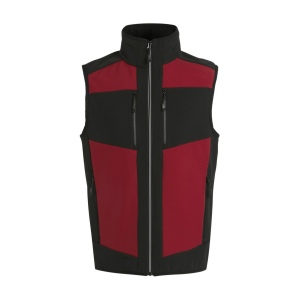 Bodywarmer bicolore en Softshell, vue 4