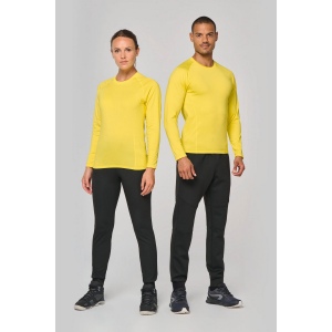 T-shirt double peau sport manches longues unisexe, vue 2