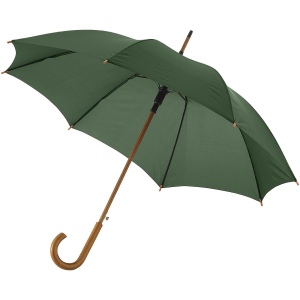 Parapluie 23" à ouverture automatique, poignée et mât en bois, vue 7