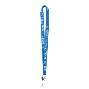 Tour de cou polyester sérigraphie – 10 mm, vue 2