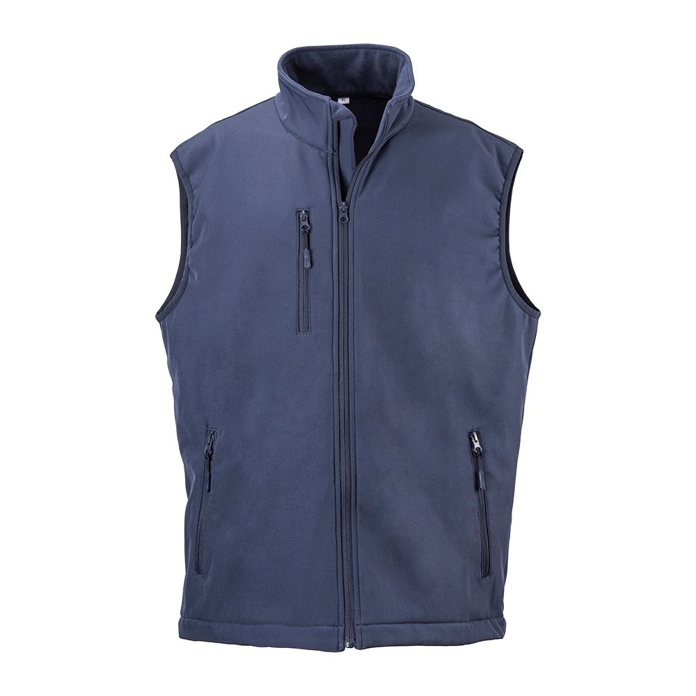 Veste sans manche softshell avec intérieur polaire