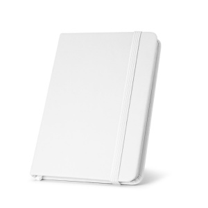 Bloc notes A5 en PU avec feuilles unies, vue 4